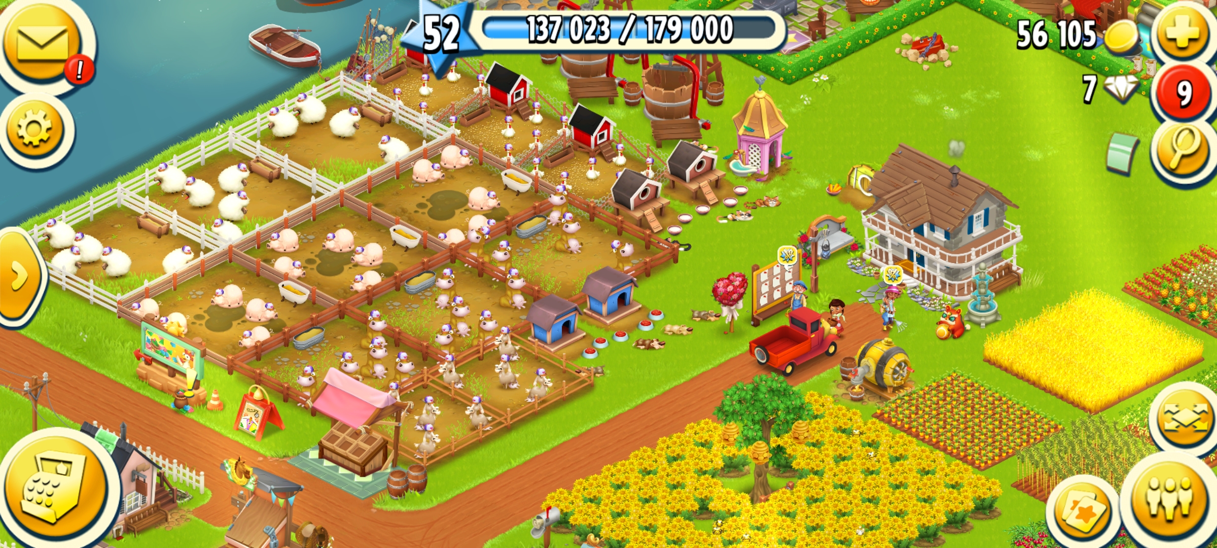 продажа аккаунта к игре Hay Day